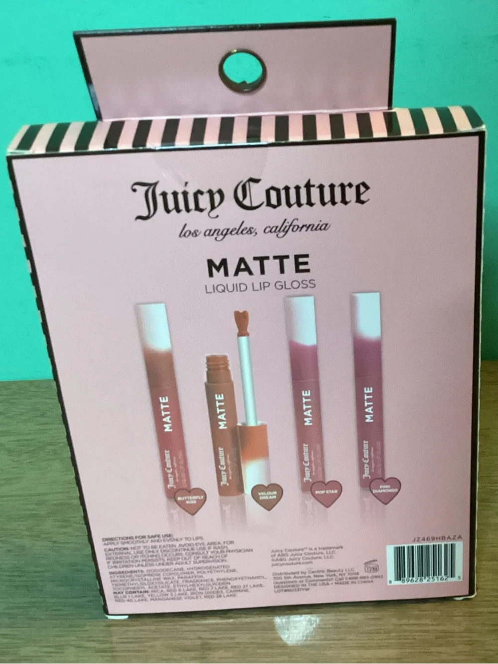 Juicy Couture Kiss & Tell Matte Liquid Lip Gloss New